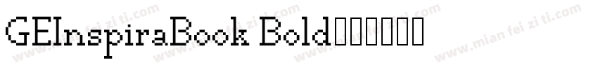 GEInspiraBook Bold字体转换